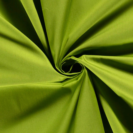 100% Cotton fabric - kiwi green 125 g/m²