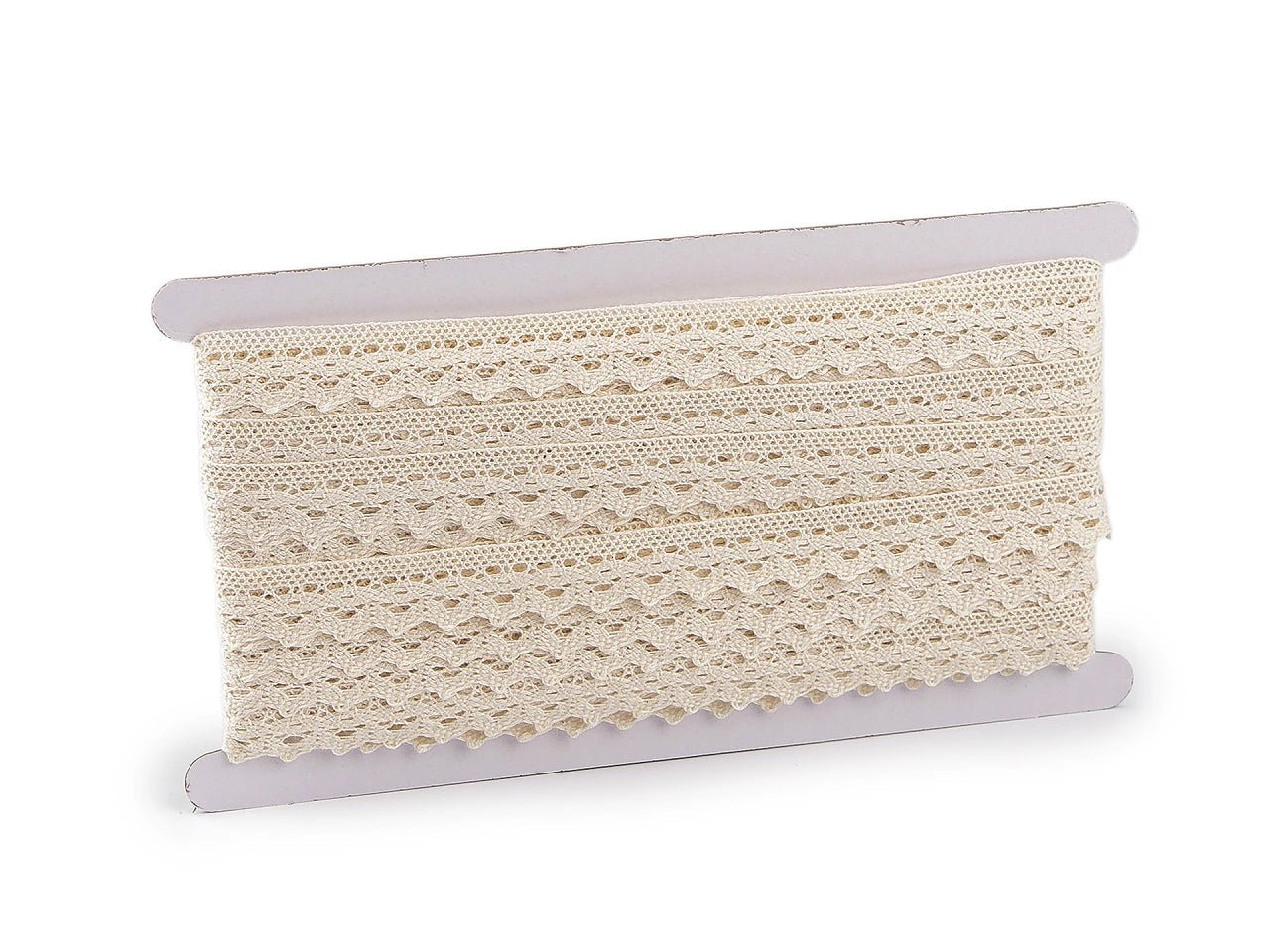 Image with 100% cotton lace 2 cm - natural – available at Šarlotes audumi