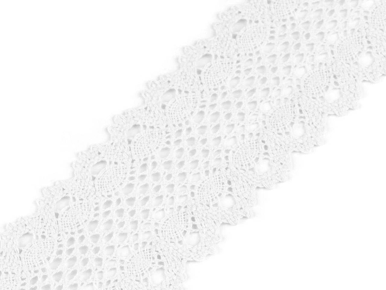 Koronka bawełniana 100% - 6 cm biała