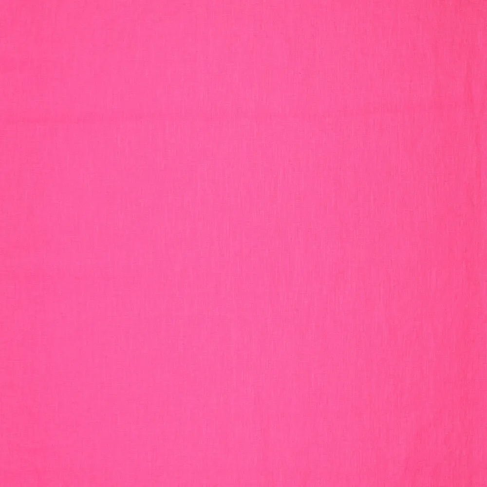 100% Softened linen - fuchsia pink 165 g/m²