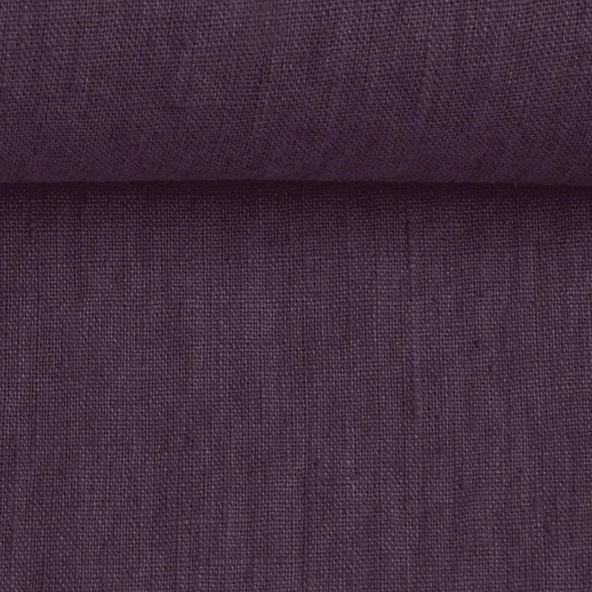 100% softened linen-dark lilac 205 g/m²