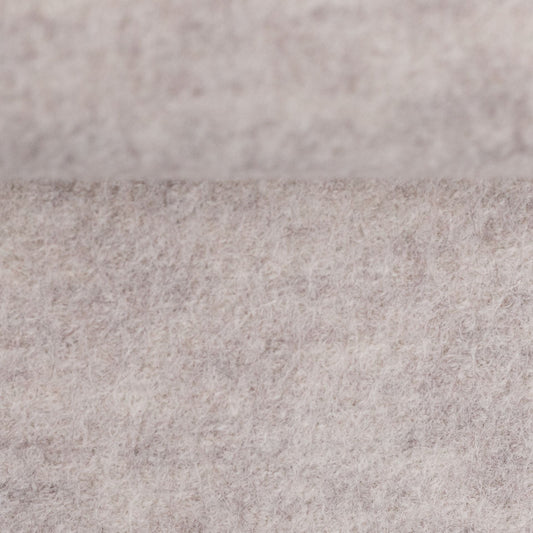 100% wool fabric - beige melange 385 g/m²