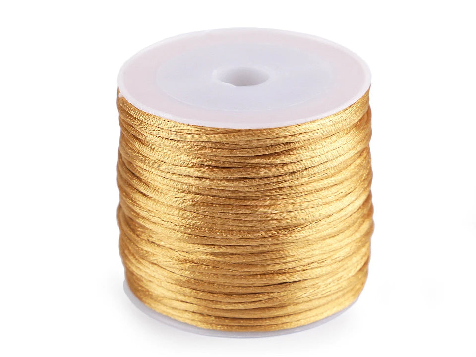 Satiny Cord Ø1 mm (30m Roll) | Various Shades
