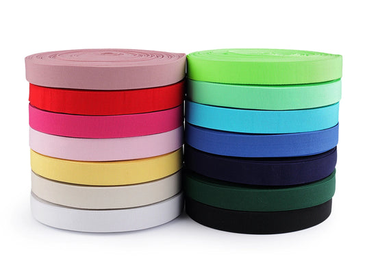 Mīksta gumija 25 mm | Elastīga gumija apģērbu šūšanai-dzeltena (2 m iepakojums)