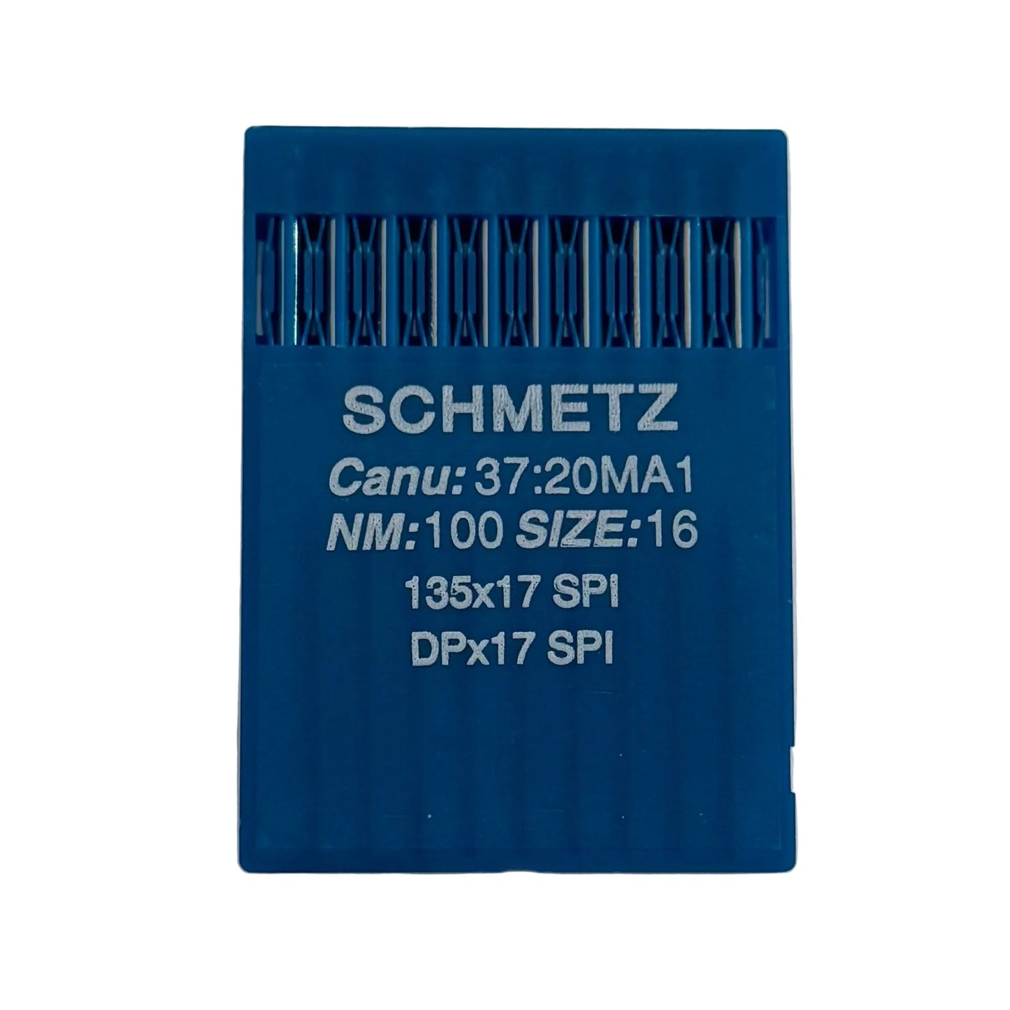 Image of SCHMETZ DPx17 SPI needles for industrial sewing machines – for dense and thin fabrics (10 pcs) – available at Šarlotes audumi