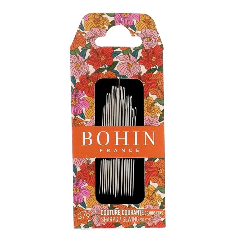 Image with Bohin Blossom Sharps needle set | No. 3–9 | 10 pcs. – available at Šarlotes audumi