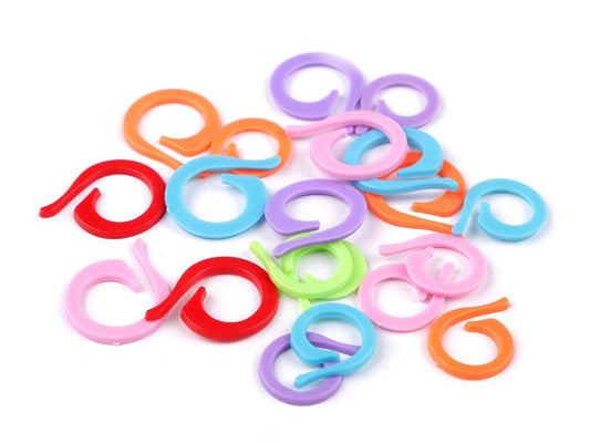 knitting stitch markers, 20 pcs.
