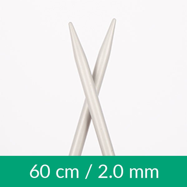 Obraz z okrągłymi drutami do robótek DROPS 60 cm | rozmiar 2.0 mm – 5.0 mm – dostępny online w Šarlotes audumi