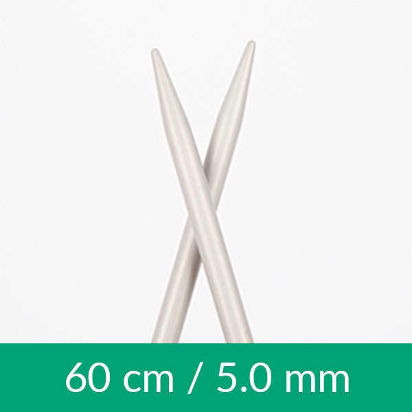 Obraz z okrągłymi drutami do robótek DROPS 60 cm | rozmiar 2.0 mm – 5.0 mm – dostępny online w Šarlotes audumi