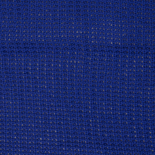 Image of thick 100% cotton knit - royal blue 615 g/m² – available at Šarlotes audumi