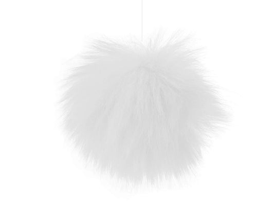 Image of pom-pom hat toppers with loop Ø8 cm|in various shades – available at Šarlotes audumi