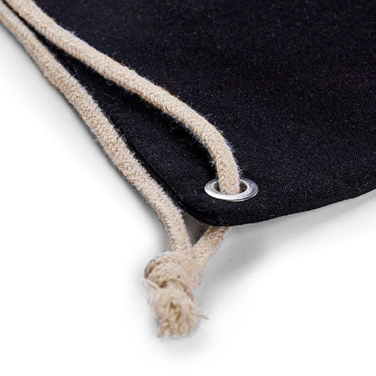 alt
Image of natural cotton drawstring backpack 140 g/m² 38 × 46 cm - black – available at Šarlotes audumi