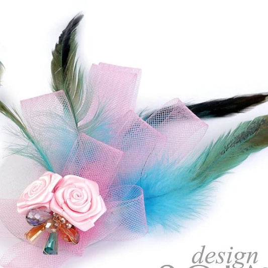 Image of decorative chicken feathers 6–20 cm, 20 pcs.|assorted shades – available at Šarlotes audumi