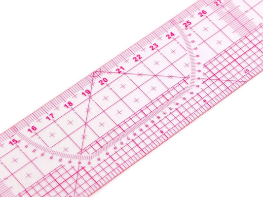 Tailor's ruler 5×60 cm