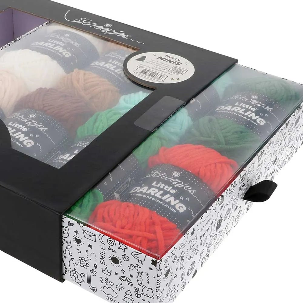 alt
Image with the Scheepjes Little Darling yarn set color pack 8×25g – Farm Friends 24665 – available at Šarlotes audumi