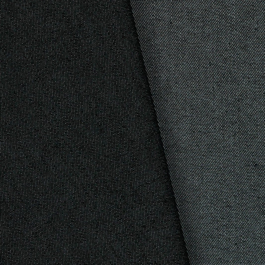 Black denim fabric with elastane 200 g/m²