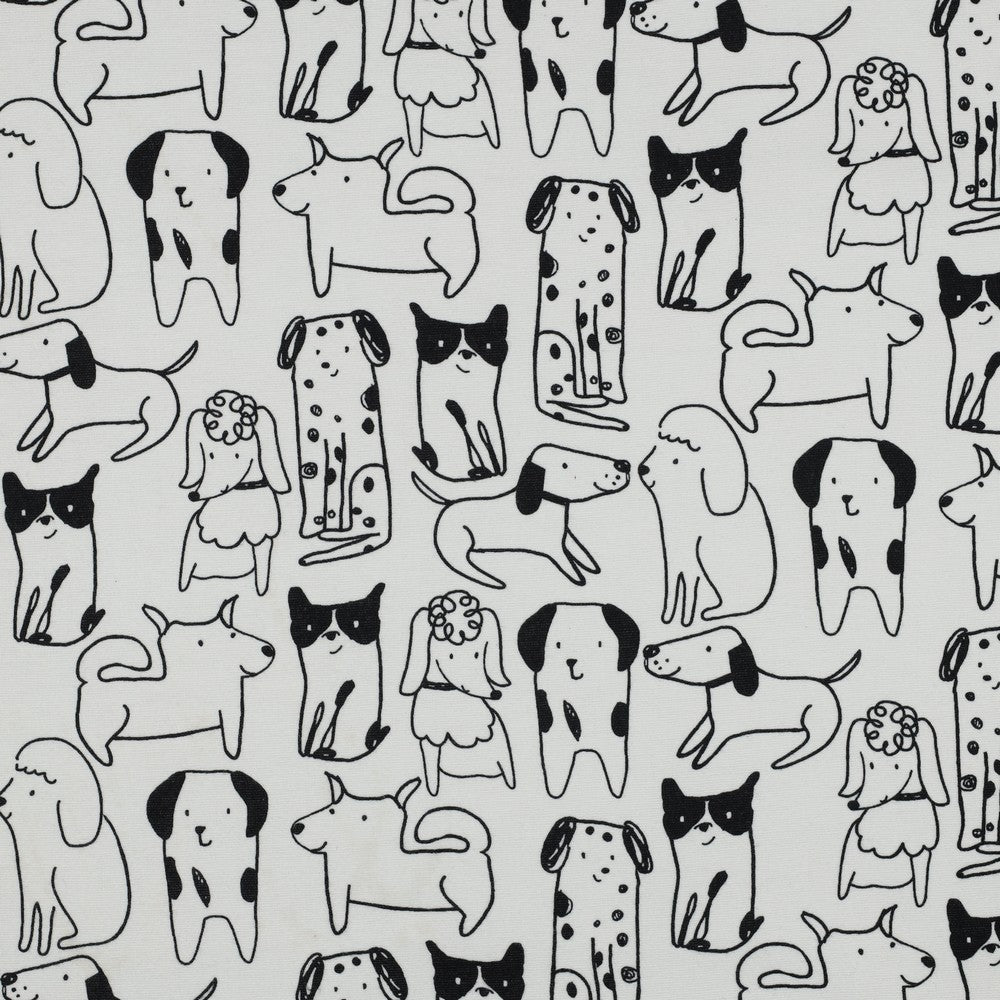 Image of Flannel - dogs 165 g/m² – available at Šarlotes audumi