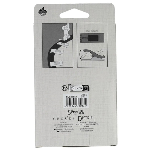 Image with Hobby Gift Create QuiltClip fabric clips 26x10 mm, 30 pcs – available at Šarlote’s Fabrics
