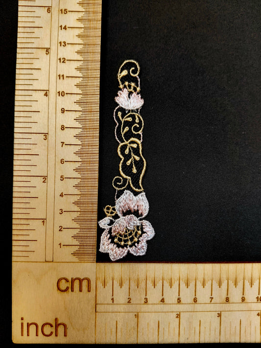 Image with patch/sewn-on patch 12 x 3,5 cm – available at Šarlotes audumi