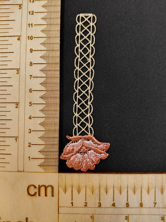 Image with patch/embroidery 12 x 4 cm – available from Šarlotes audumi