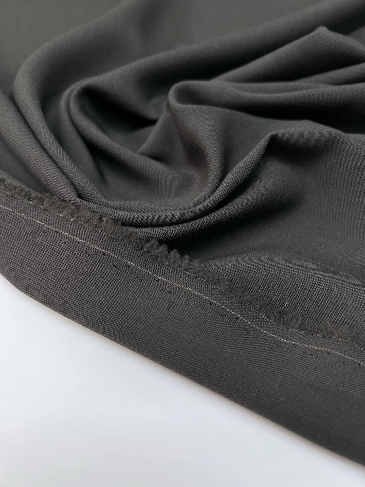 Image of Italian 100% wool fabric, grey, 150 g/m2 – available at Šarlotes audumi