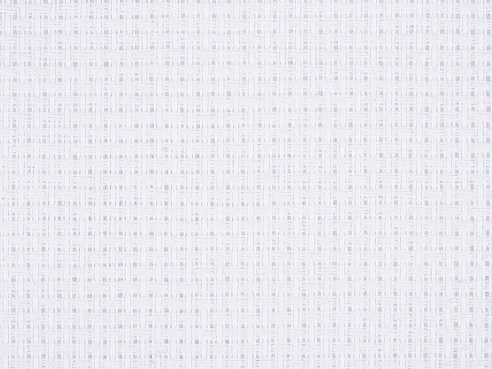 Embroidery fabric - 46 squares/10cm - white