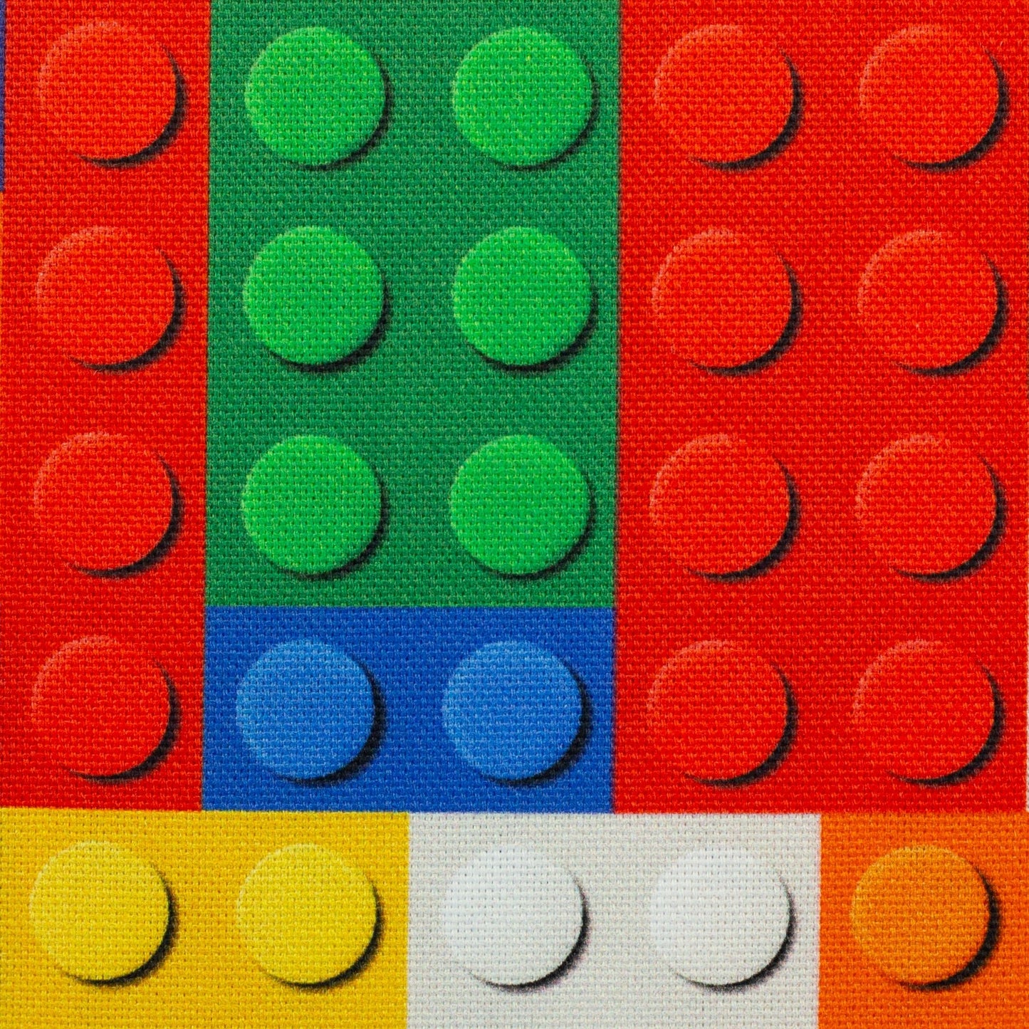 Image of canvas fabric - LEGO-inspired 230 g/m² – available at Šarlotes audumi