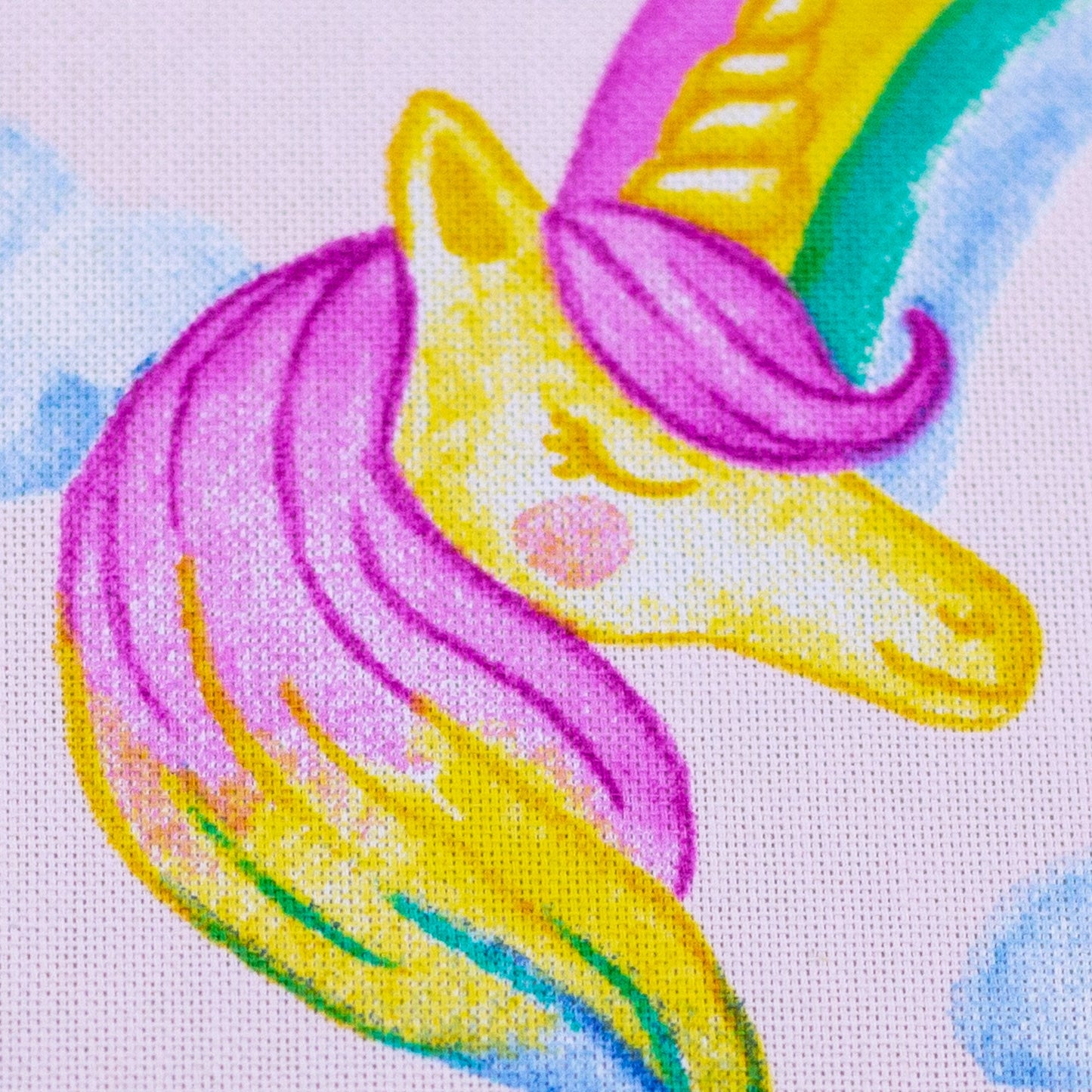 canvas fabric-unicorns 200 g/m²