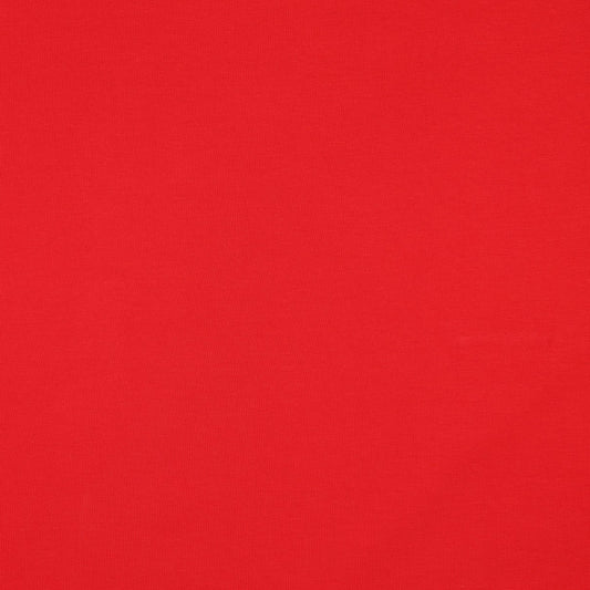 Cotton loopback knit - red 235 g/m² (GOTS certified)