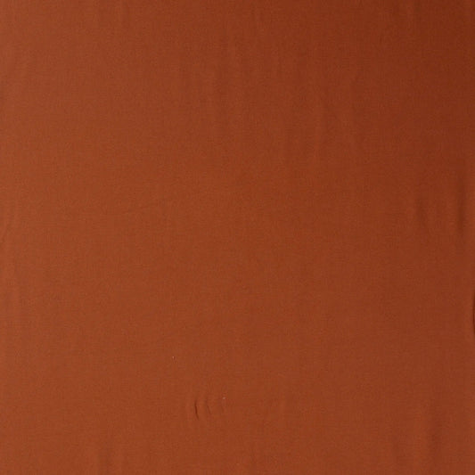 Image of cotton loopback jersey - dark orange brick 235 g/m² – available at Šarlotes audumi