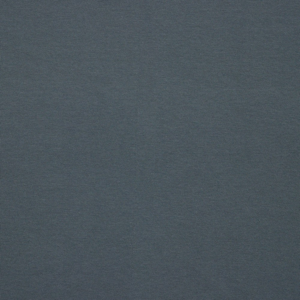 Cotton loopback knit-dark grey 235 g/m² (GOTS certified)