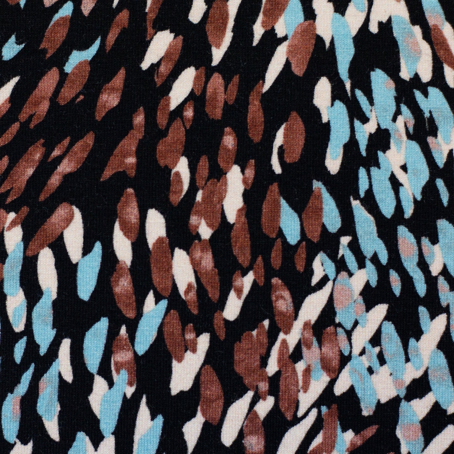 Image of Cotton knit fabric - abstract dot pattern 200 g/m² – available at Šarlotes audumi
