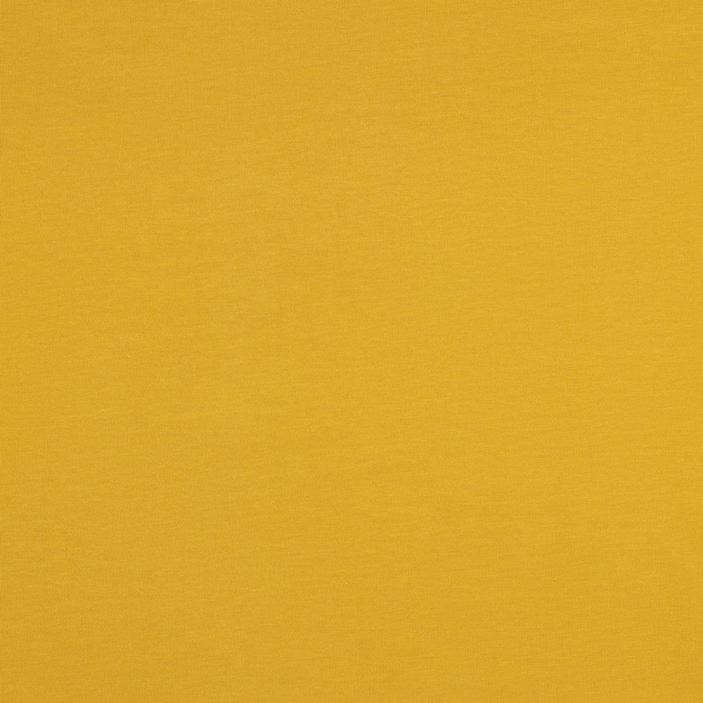 Cotton jersey - mustard 215 g/m²