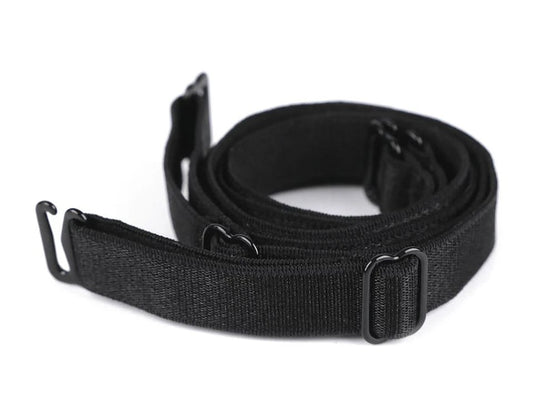 bra straps 12 mm - black