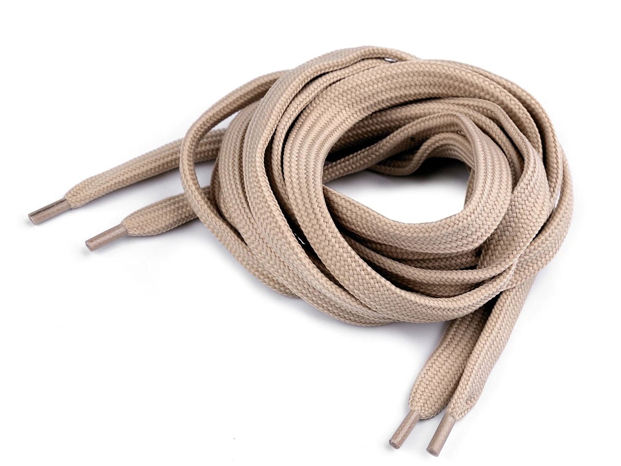 Shoe laces| sweatshirt drawstrings, length 130 cm - beige