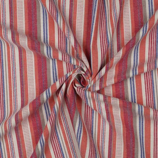 Image of linen viscose striped fabric 200 g/m² – available at Šarlotes audumi