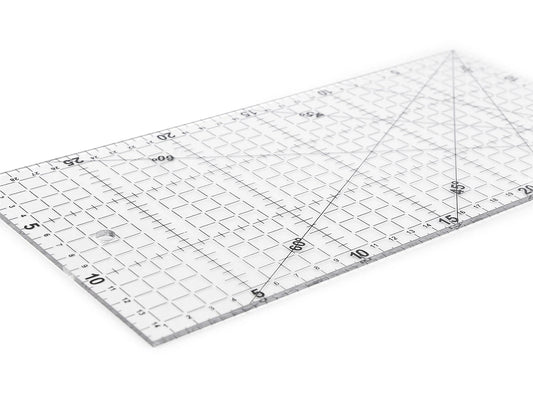 Ruler with markings 150 x 300 mm