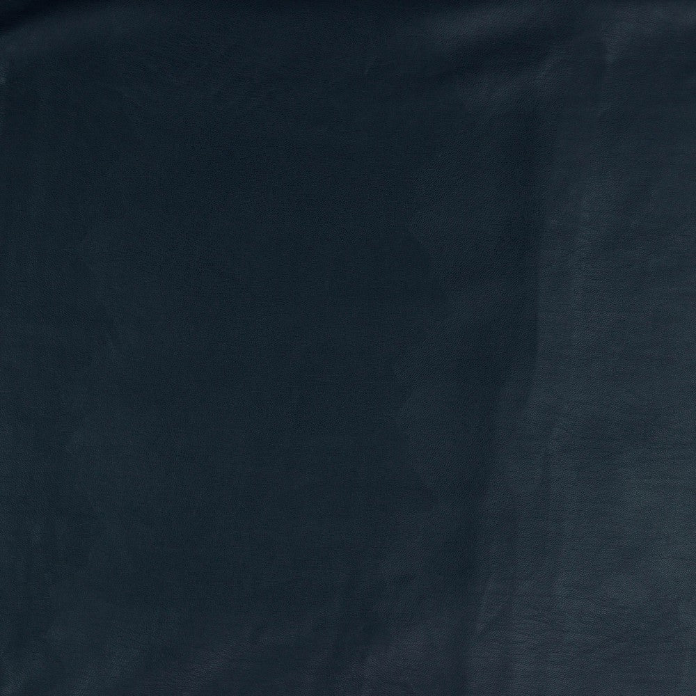 Faux leather with elastane - dark blue 260 g/m²