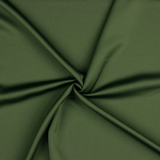Synthetic silk fabric - khaki 140 g/m²