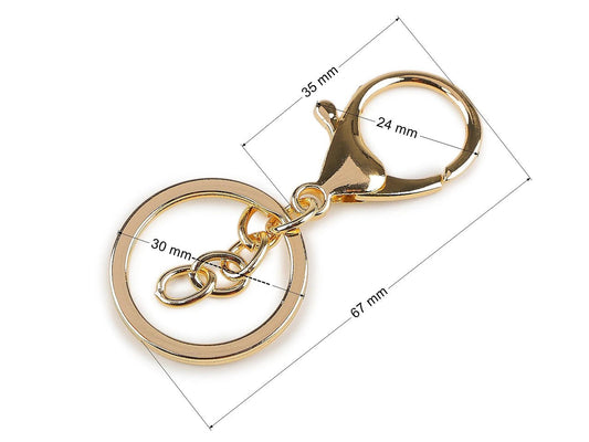 alt
Metal keychain clip|24 x 35 mm| gold or silver