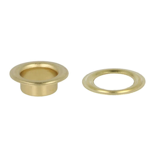 Metal eyelets, 10.5mm (15 pcs) Milward - gold