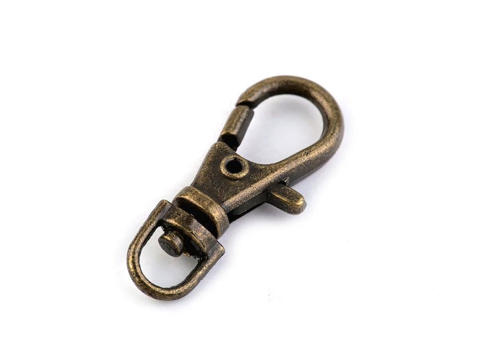 Image of Metal carabiner 4 mm, 5 pcs | assorted colors – available at Šarlotes audumi