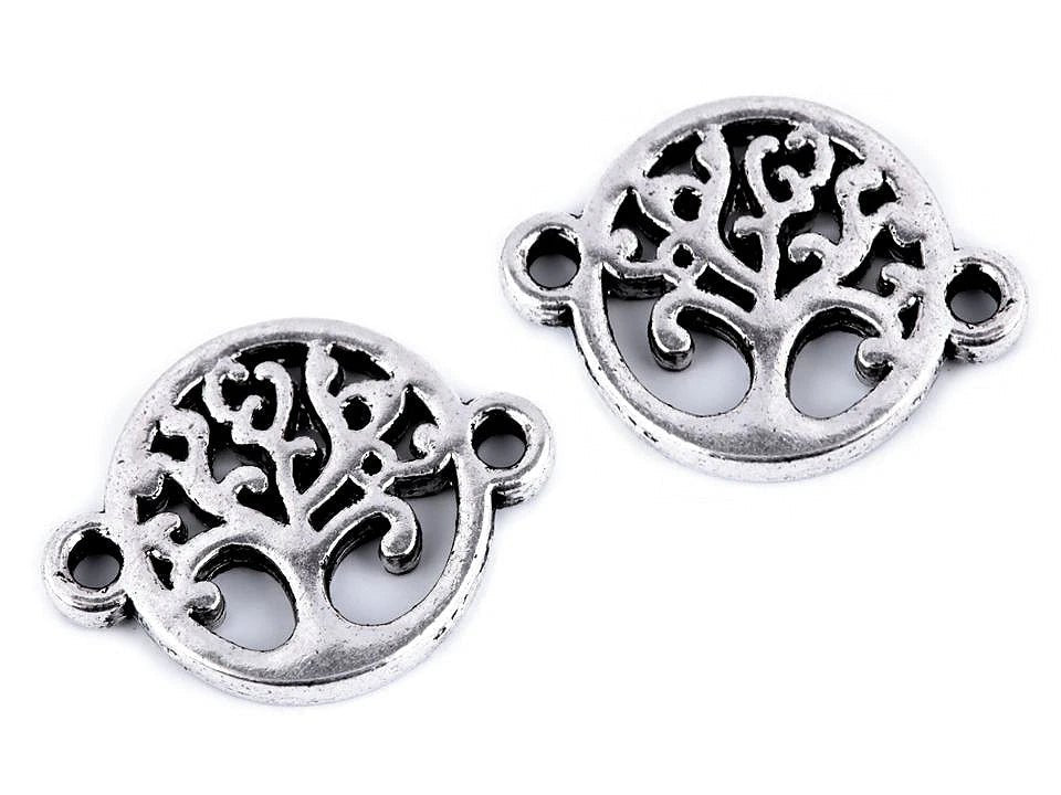 Image of Metal Pendant – Butterfly, Mandala, Heart, Tree of Life – available at Šarlotes audumi