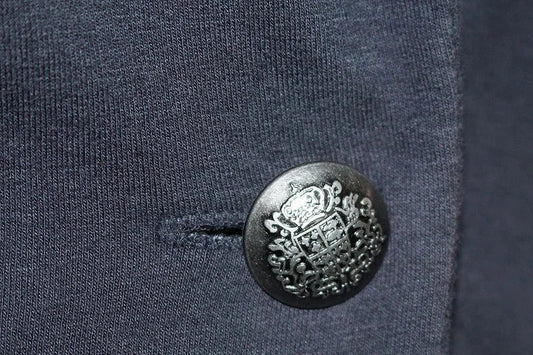 Metal shank buttons 20 mm - antique dark