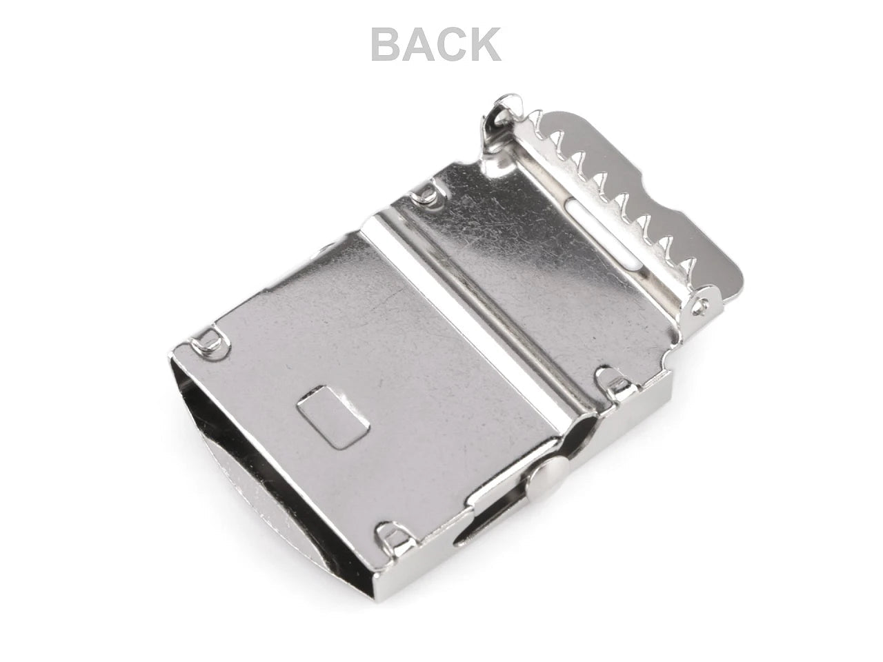 Image of metal belt buckle 40 mm - silver – available at Šarlotes audumi