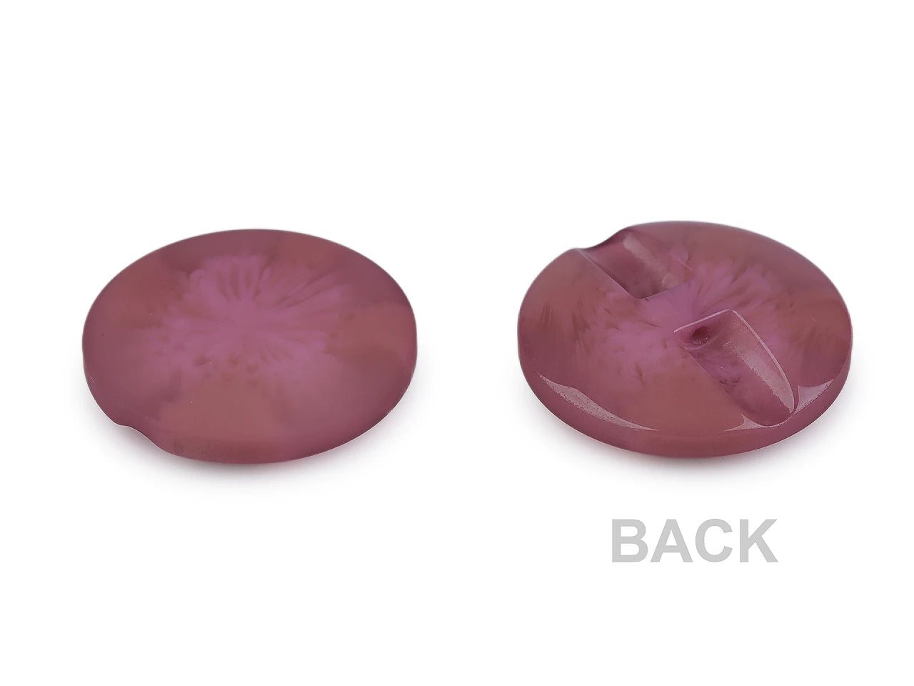 Image of coat and jacket buttons with a velvet effect | 21 mm, 25 mm, 30 mm| red – available at Šarlotes audumi