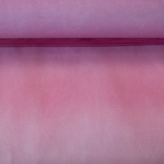 Image of soft ombre tulle in fuchsia/pink 15 g/m² – available at Charlotte Fabrics