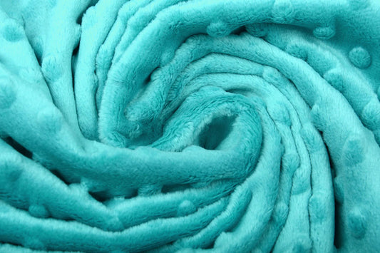 Minky fleece - aqua 260 g/m²
