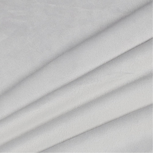 Image with Minky fleece (smooth) - grey 260 g/m² – available at Charlotte's Fabrics