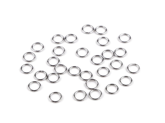 Image of stainless steel connecting rings Ø6 - 10 mm (closed) 10g – available at Šarlotes audumi